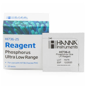 Hanna HI736-25 Marine PhosphORUS Ultra low Range Checker Reagents (25 tests)