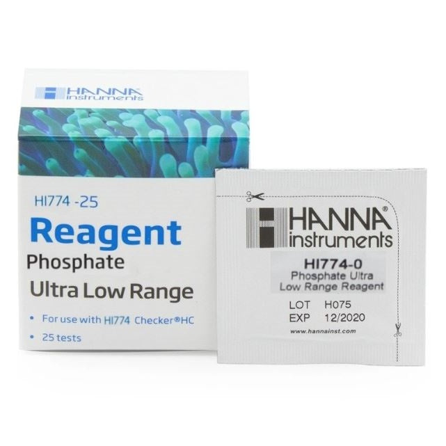 Hanna HI774-25 Phosphate ULR Reagents - Marine Water (25 tests)