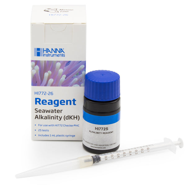 Hanna HI772-26 Marine Alkalinity Checker HC Reagents for HI772 (25 Tests)