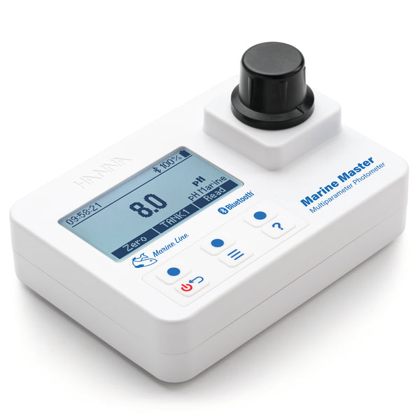 Marine Master HI97115 Multiparameter Photometer - Hanna Instruments - Bluetooth, Mg, Ammonia, and more!